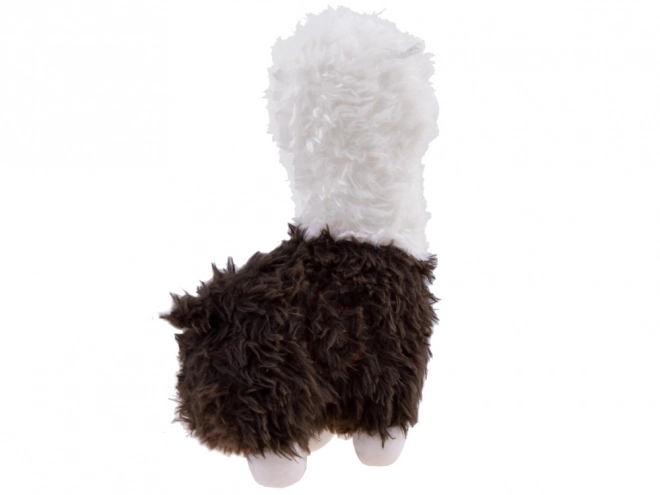 Fluffy Alpaca Stuffed Toy – brown