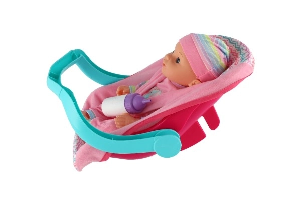 Baby Doll With Car Seat And Bottle