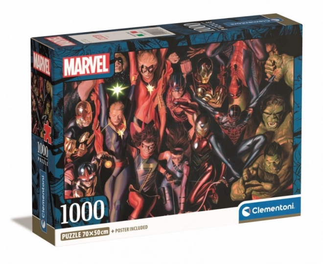 Marvel Avengers Eco-Friendly 1000-Piece Puzzle