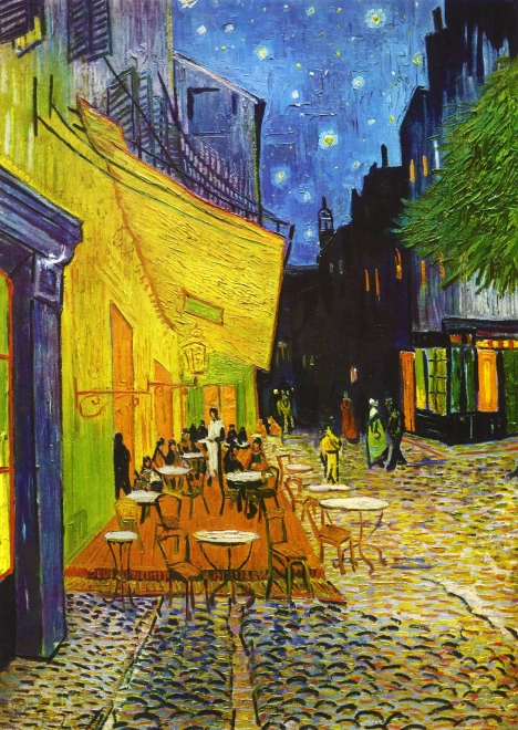 Puzzle Vincent Van Gogh: Café Terrace at Night 1000 Pieces