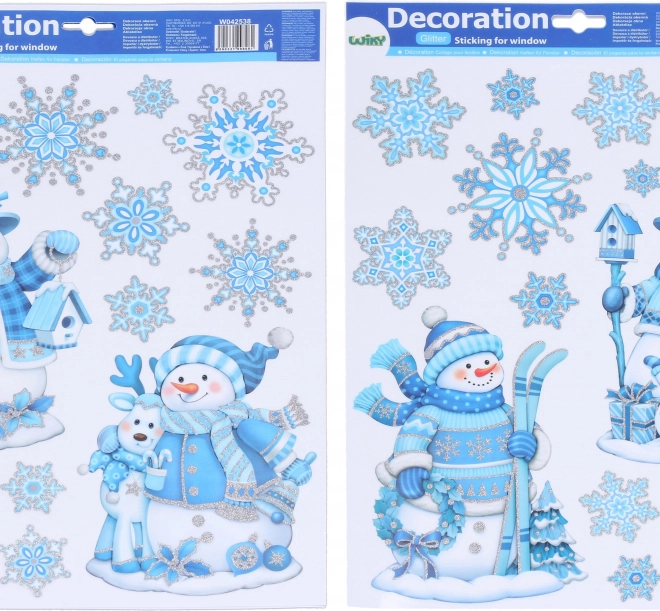 Decorazioni natalizie per finestre 41 × 29 cm