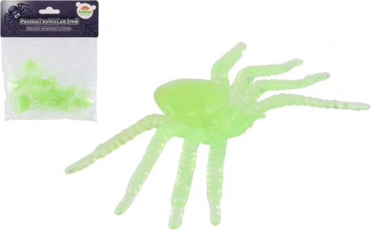 ragni di plastica luminosi al buio 20 pz