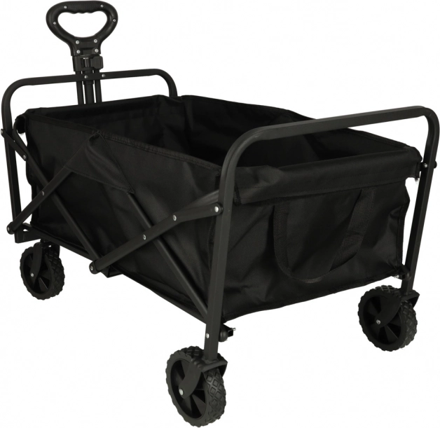Carrello pieghevole per trasporto turistico per acquisti con ruote girevoli e manico telescopico
