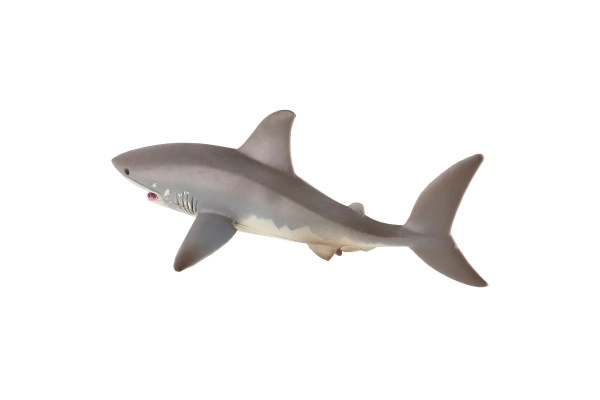 White Shark Plastic Toy 17cm in Bag