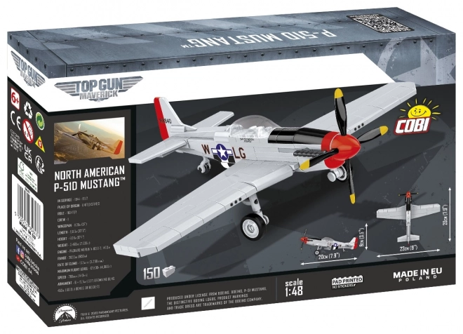 Cobi Top Gun Mustang Model Kit