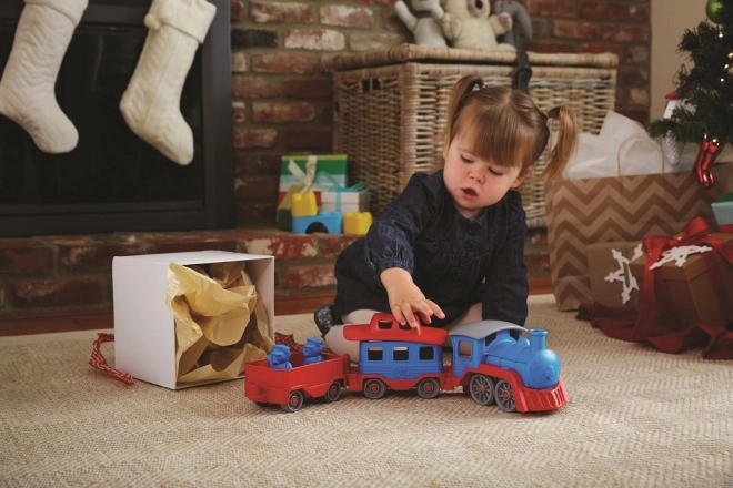 Blue Train Set from Green Toys