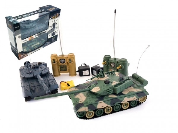 Remote Control Battle Tanks with Sound and Light