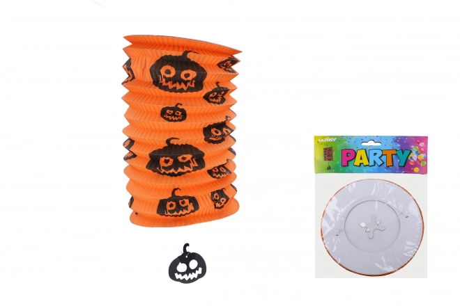 Pumpkin Paper Lantern Cylinder 15 cm