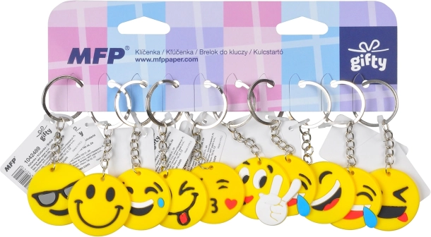 Keychain Smileys - Mix 10 pcs