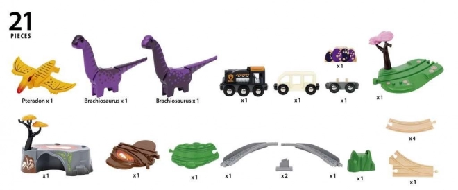 Dino Adventure Train Set