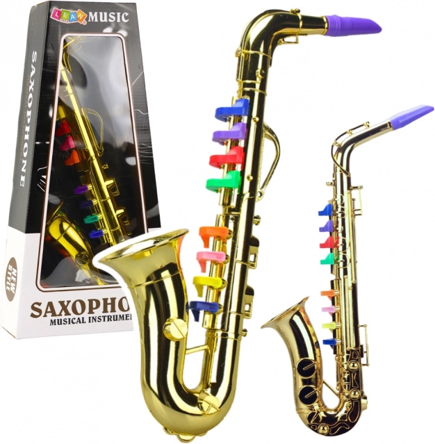 Children’s musical instrument – gold saxophone