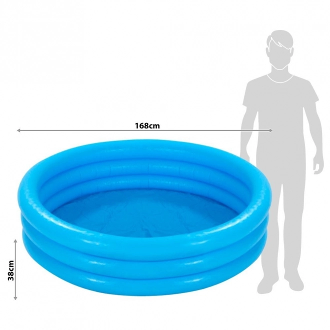 Blue Crystal Inflatable Pool