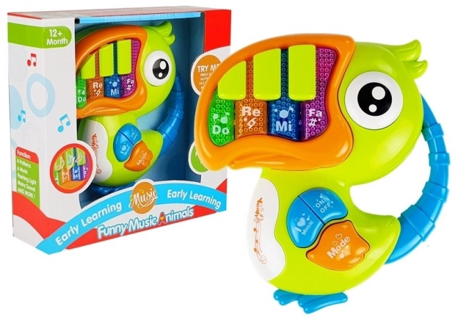 Colorful Parrot Keyboard for Kids