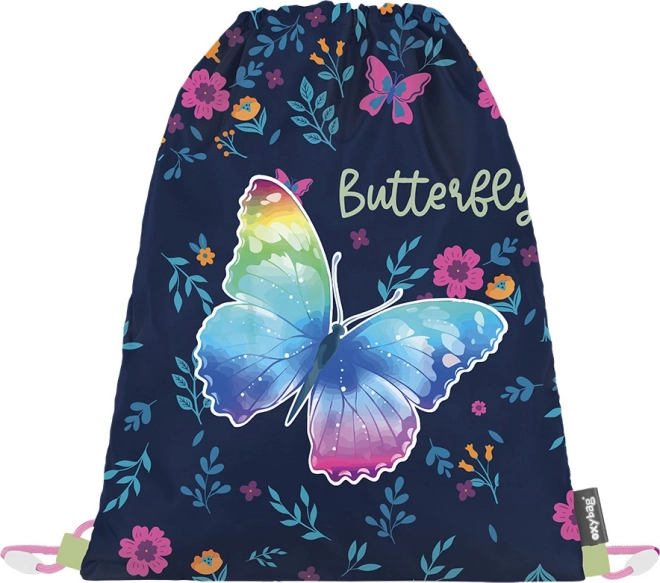 Butterfly Drawstring Gym Bag