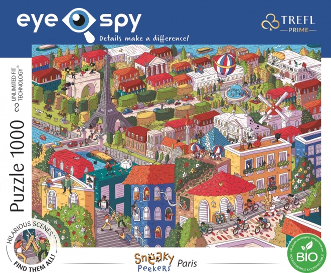 Trefl Puzzle Eye-Spy Sneaky Peekers: Paris 1000 Pieces