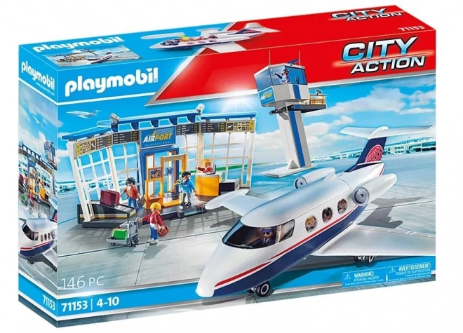 Airport Adventure Set with Airplane