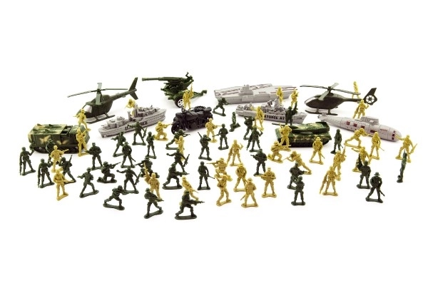 Toy Soldier Set with Accessories