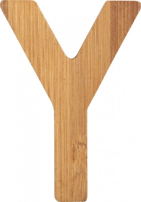 Small Foot Bamboo Letter Y