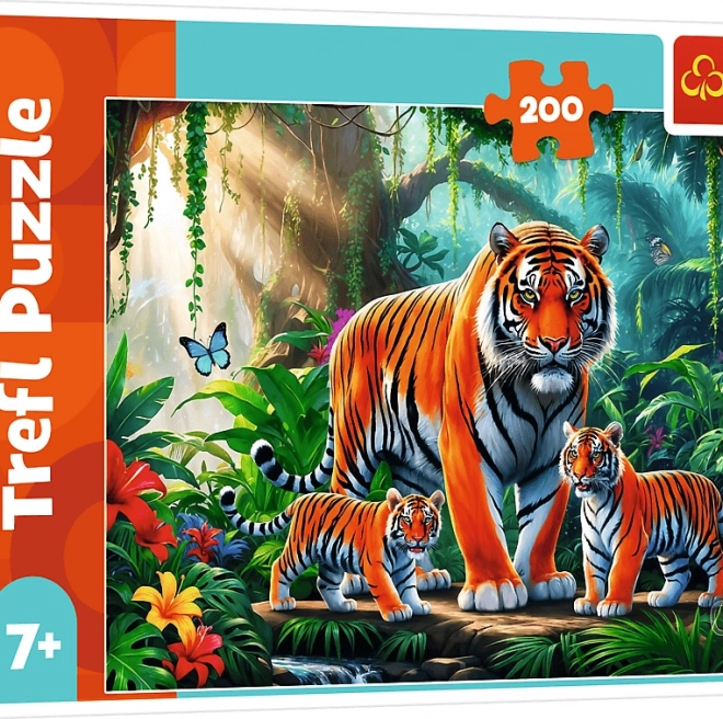 Puzzle Abitudini della tigre 200 pezzi