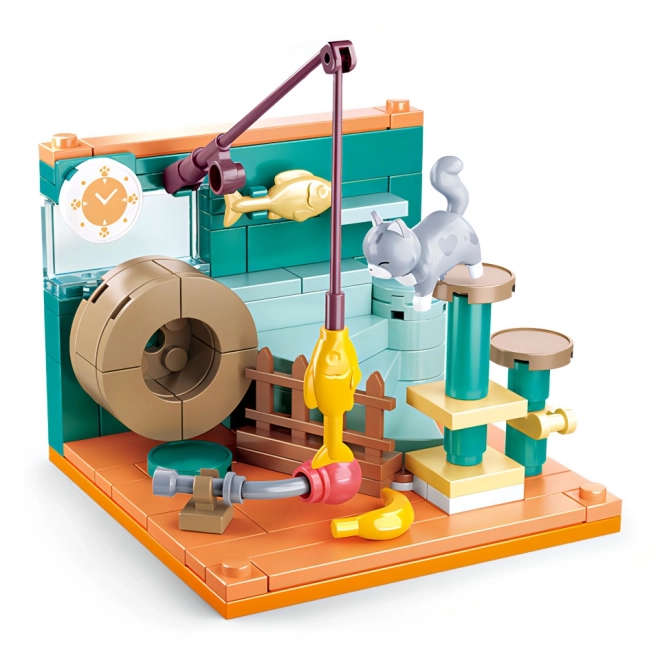 Sluban Fishing Corner with Cat Building Set