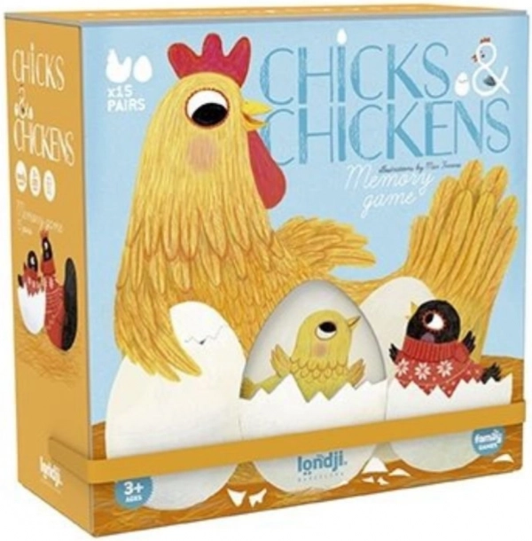 Memory Game Hens and Chicks by Londji