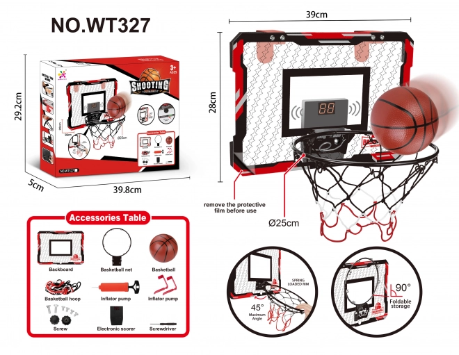 Basketball Hoop with Counter and Ball