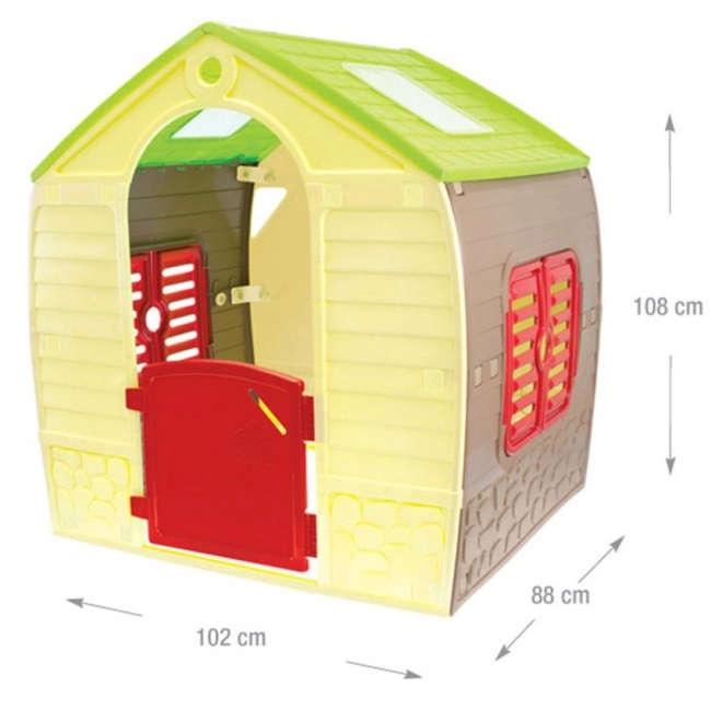 Mochtoys Happy House Garden Playhouse