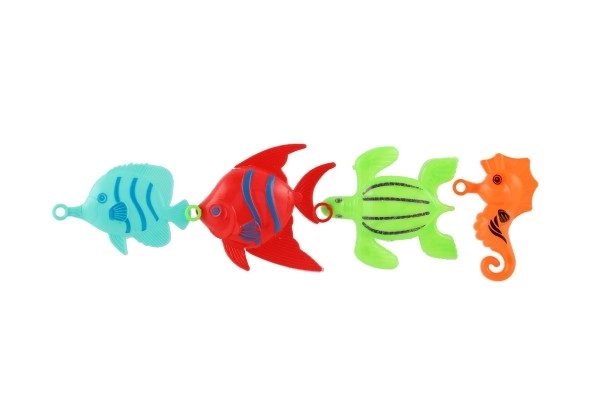 Fishing Game with Rod - Colorful Fish Set