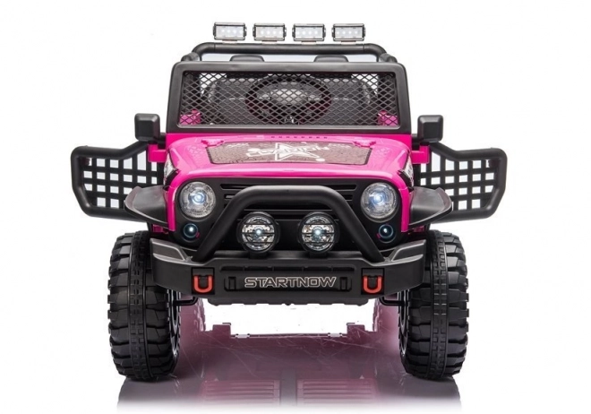 Pink Battery-Powered Ride-On Car