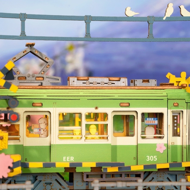 3D Wooden Puzzle Sakura Station