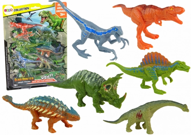 Colorful Dinosaur Figurine Set