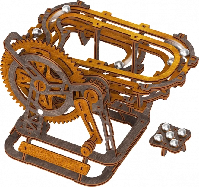 Wooden City 3D Wooden Marble Run Mini Puzzle