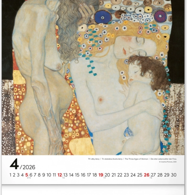 Wall Calendar Gustav Klimt 2026