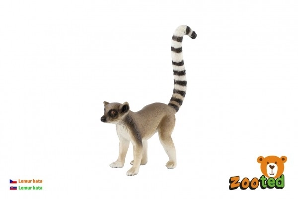 Plastic Ring-tailed Lemur Toy 7cm