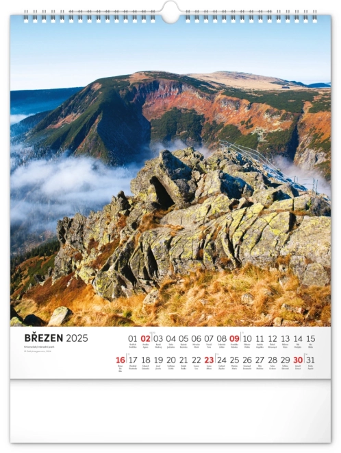 Wall Calendar Krkonoše 2025