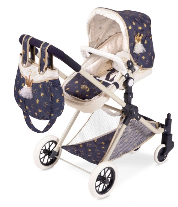 DeCuevas 3-in-1 Doll Stroller XL with Bag Classic Gold