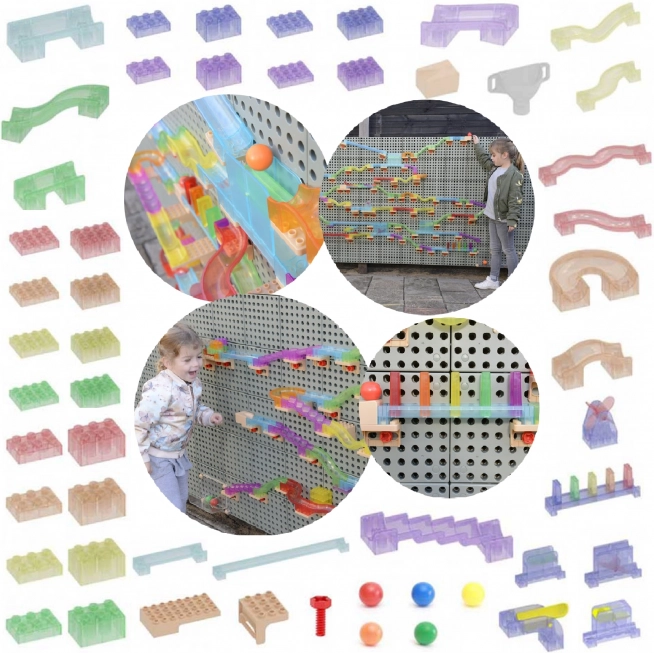 Masterkidz construction set ball track STEM Board 440 pieces
