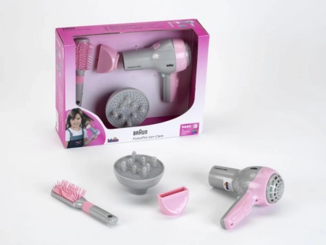 Braun Hair Dryer with Diffuser and Brush