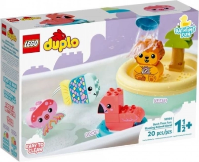 Lego Duplo Bath Fun: Floating Island with Animals