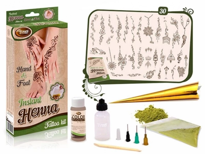 Tytoo Henna Hand And Foot Set