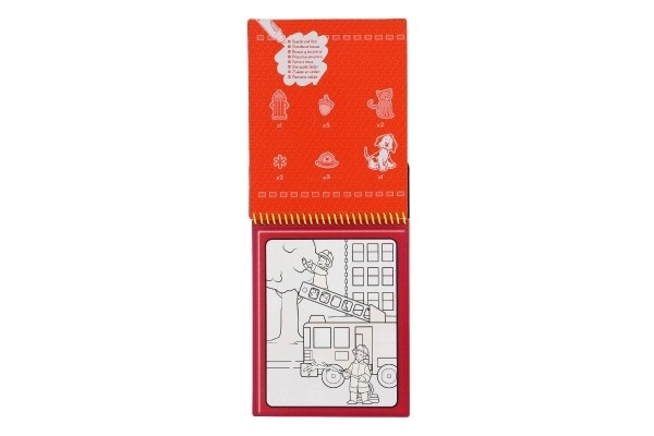 Magical Water Painting Transportation Coloring Book with Brush