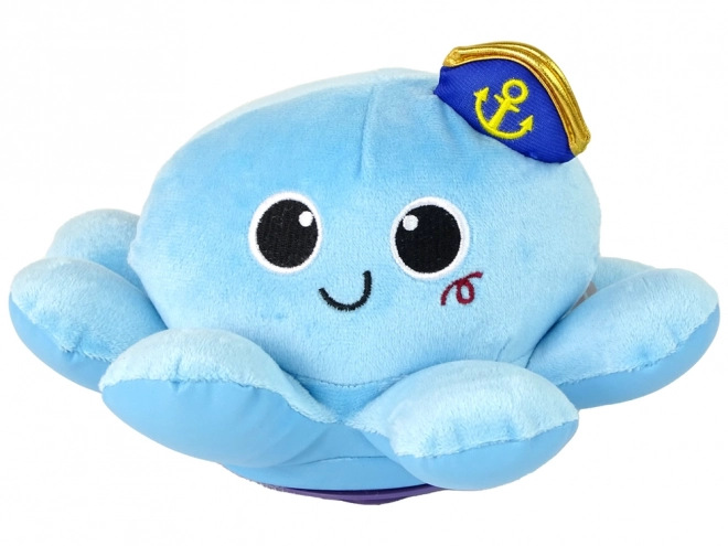 Blue Musical Octopus Plush Toy