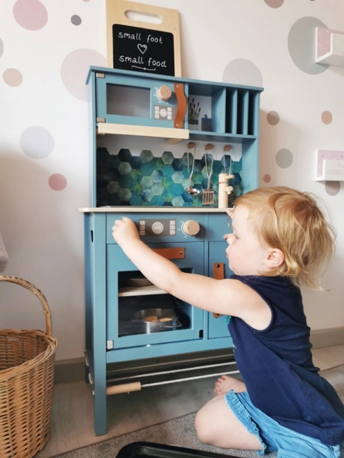 Wooden Play Kitchen Set Tasty