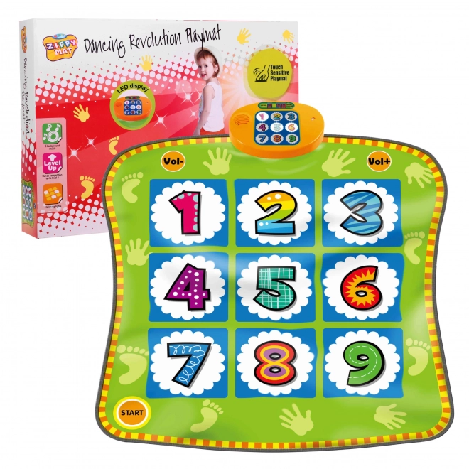 Interactive Number Balance and Coordination Mat for Kids