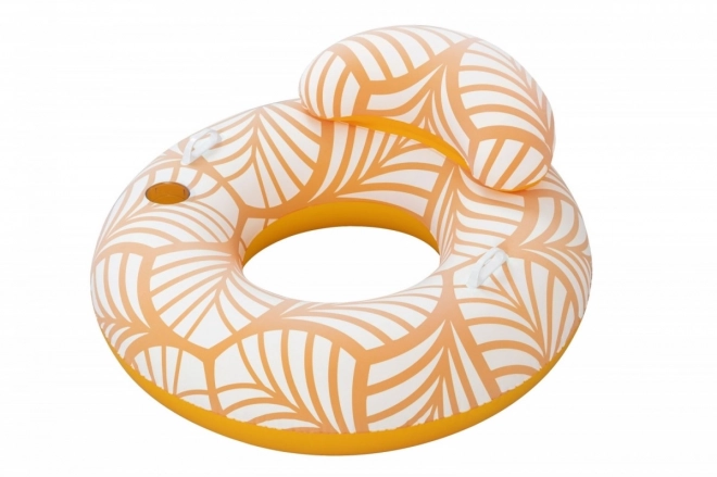 Swim Floating Ring with Backrest Orange