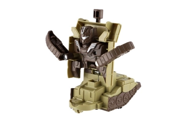 Transformer Robot Tank 14cm Friction Powered Toy