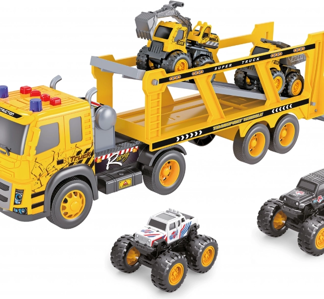 Tow Truck with Cars and Effects