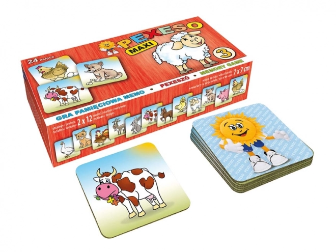 Animal Yard Memory Game