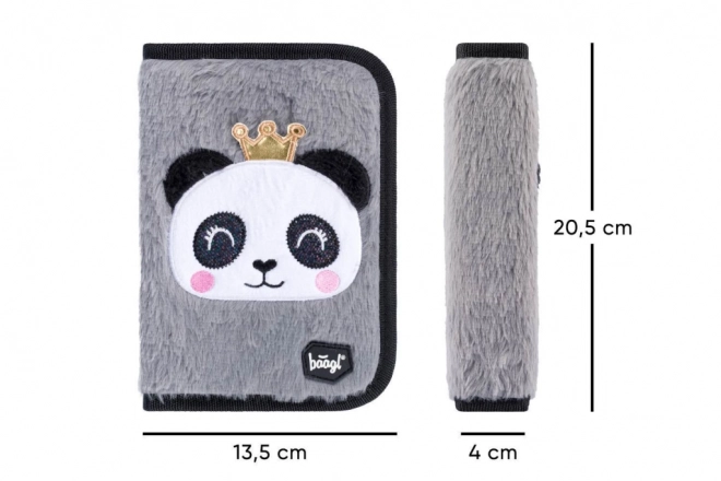 Baagl School Set Zippy Panda: Backpack, Pencil Case, Bag