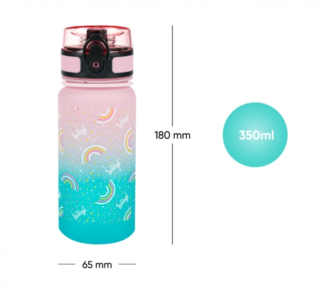 Tritan Drinking Bottle Gradient Rainbow 350 ml